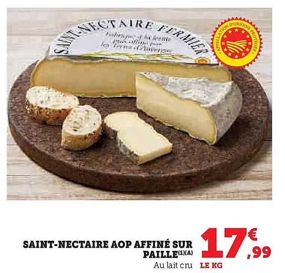 SAINT-NECTAIRE AOP AFFINÉ SUR PAILLE