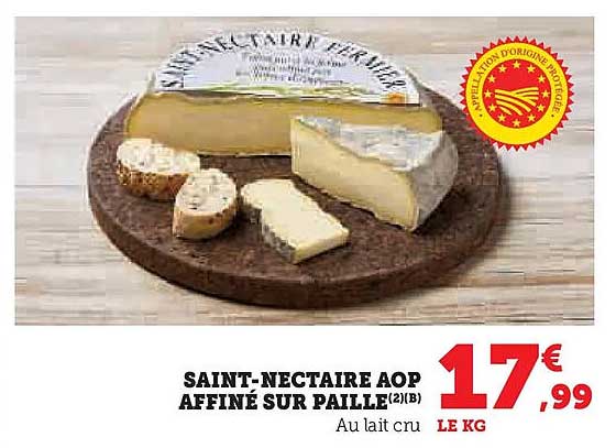 SAINT-NECTAIRE AOP AFFINÉ SUR PAILLE(2)(B)