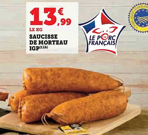 Saucisse de Morteau IGP