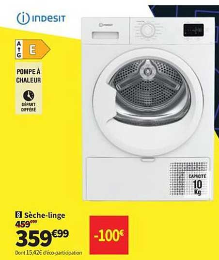 Séchoir Indesit avec Pompe à Chaleur