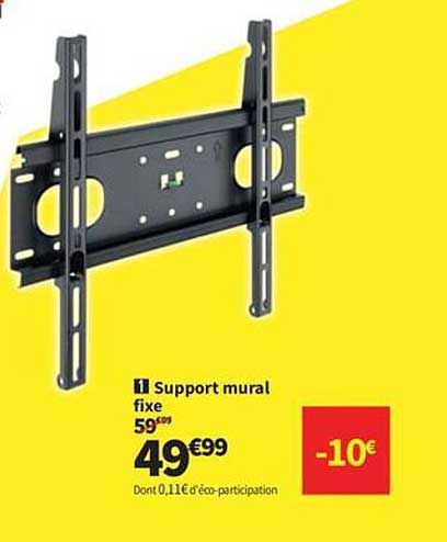 Support mural fixe