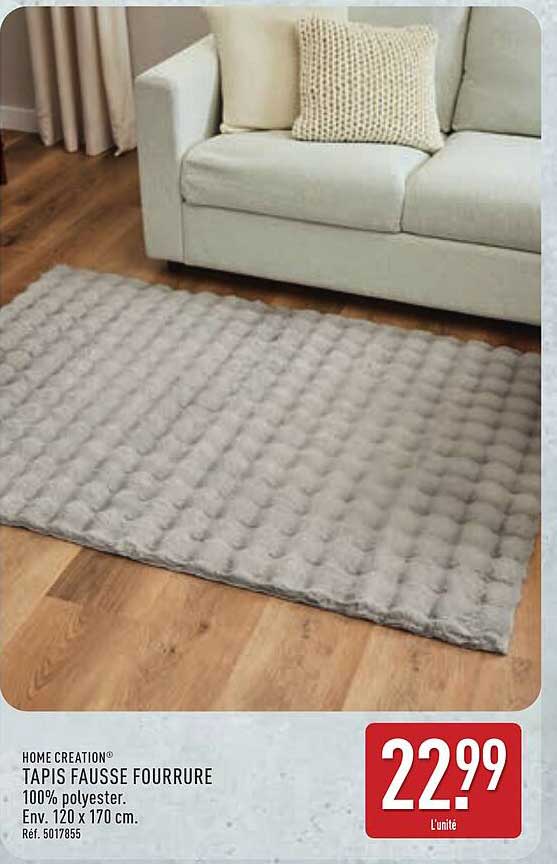 TAPIS FAUSSE FOURRURE
