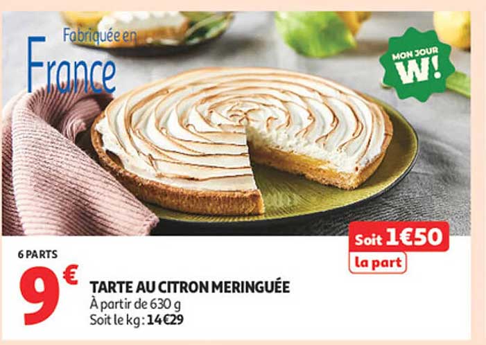TARTE AU CITRON MERINGUÉE