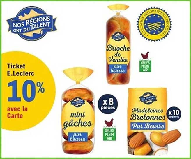Ticket E.Leclerc 10% avec la Carte