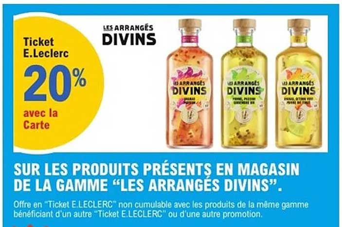 Ticket E.Leclerc - 20% avec la Carte