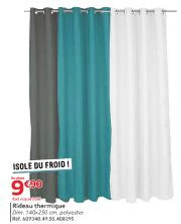 Rideaux thermiques