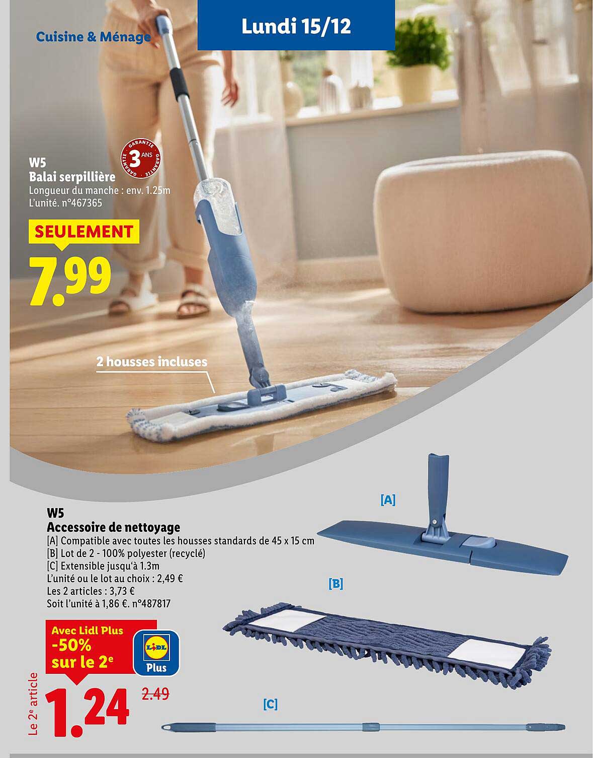 W5 Balai serpillère