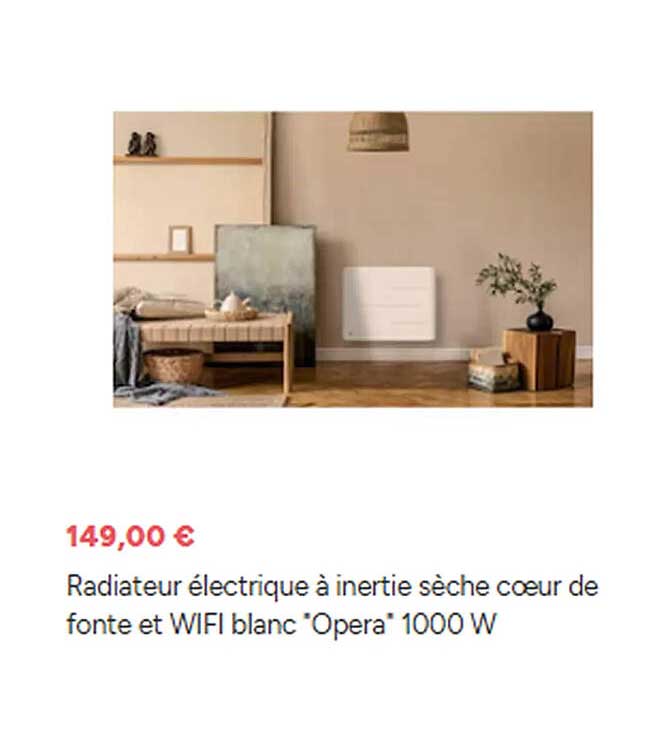 Radiateur Electrique Brico Depot 1000wnull