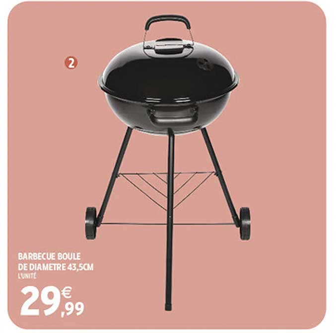 BARBECUE BOULE DE DIAMETRE 43,5CM