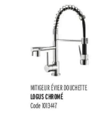 MITIGEUR ÉVIER DOUCHETTE LOGUS CHROMÉ