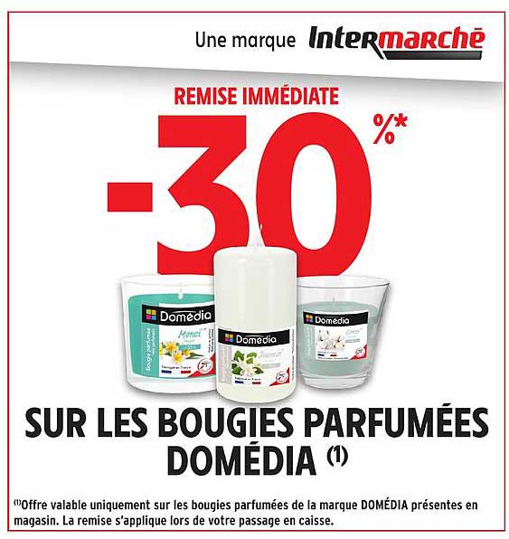 SUR LES BOUGIES PARFUMÉES DOMÉDIA