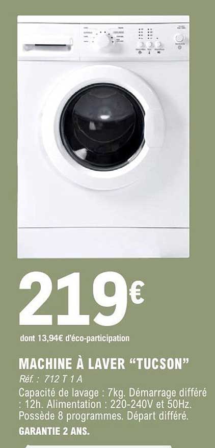 Machine A Laver Leclerc Promo
