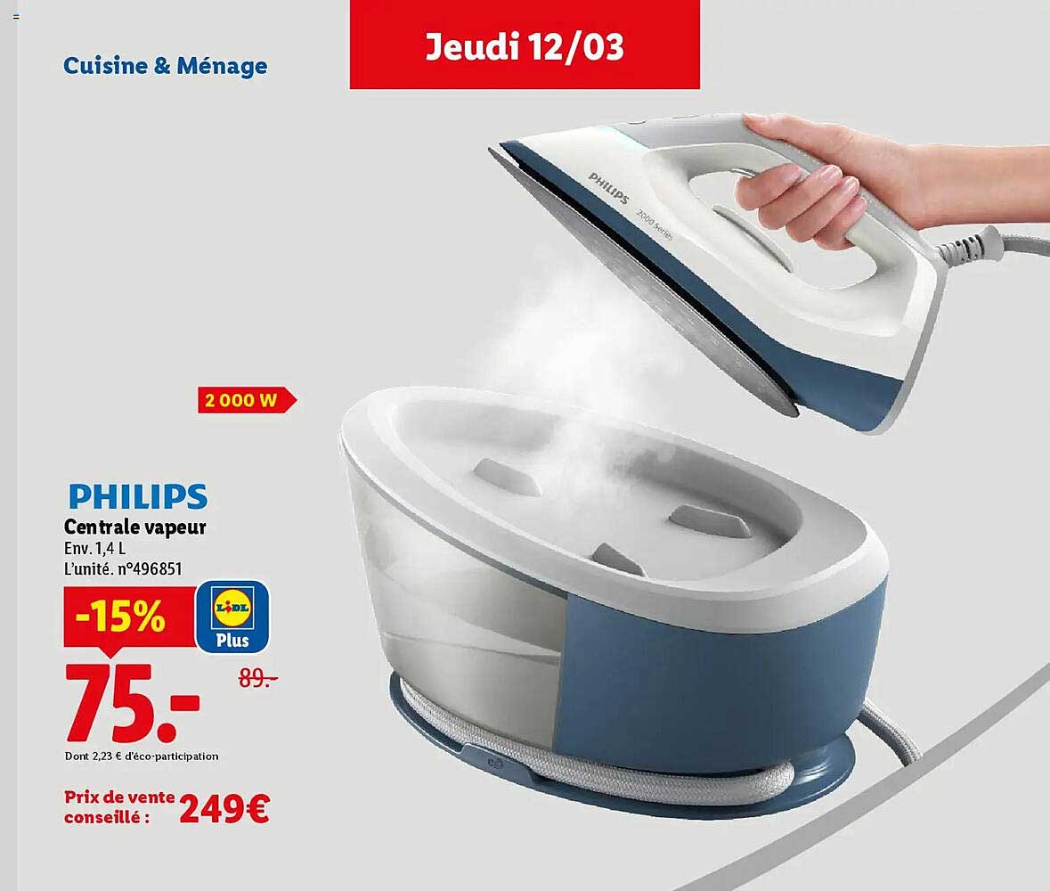 Centrale Vapeur Lidl 2022null