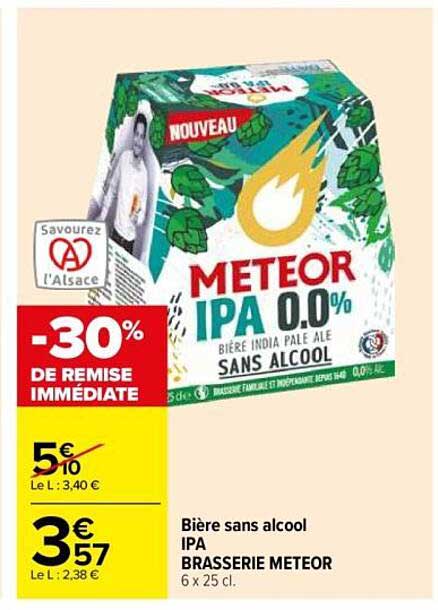 Bière sans alcool IPA