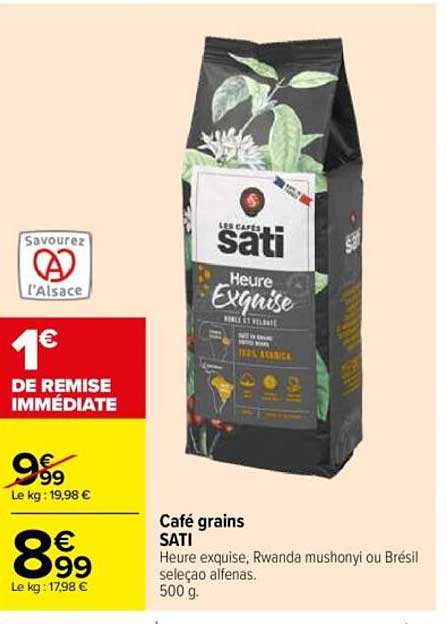 Café grains SATI