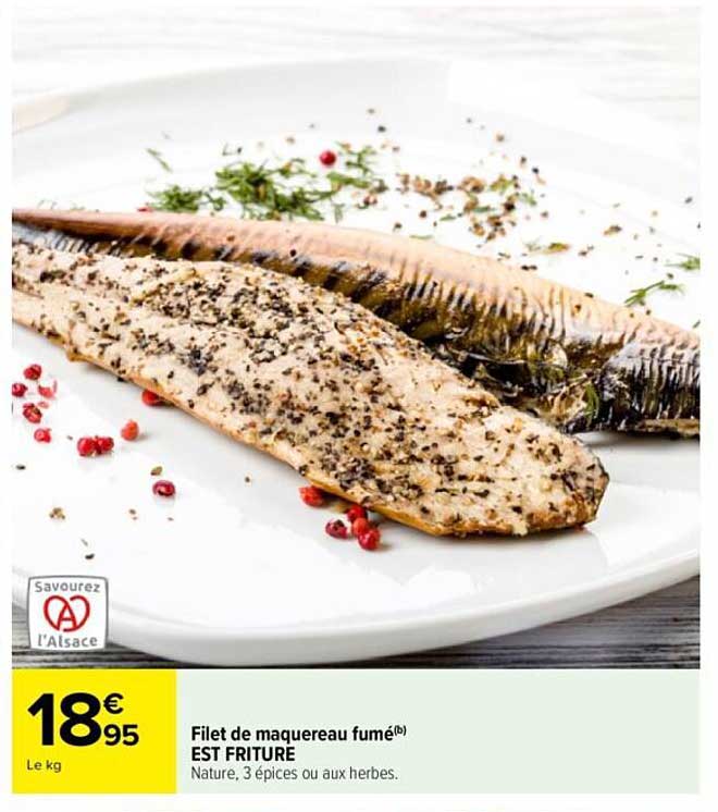 Filet de maquereau fumé(b) EST FRITURE