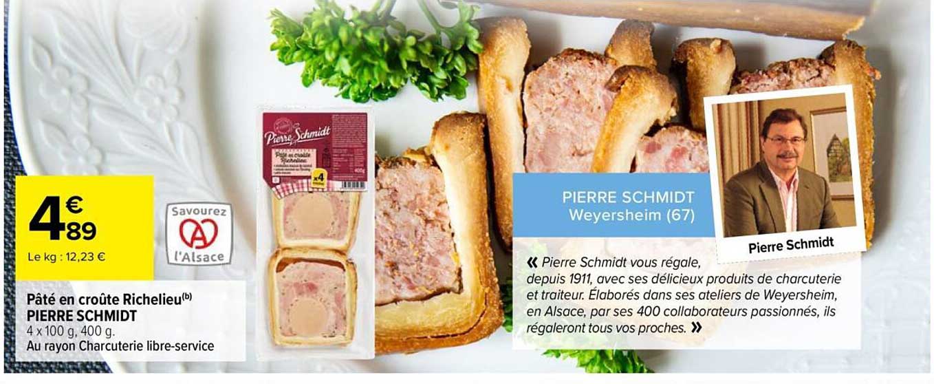 Pâté en croûte Richelieu PIERRE SCHMIDT