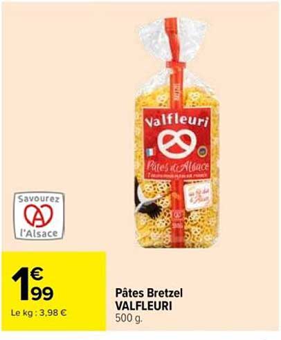 Pâtes Bretzel VALFLEURI