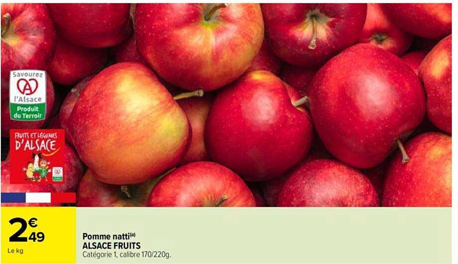 Pomme natti(A) ALSACE FRUITS