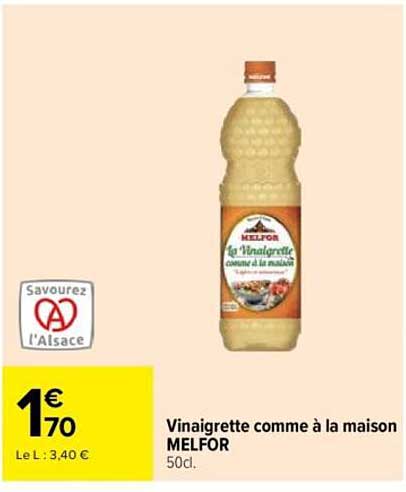 Vinaigrette comme à la maison MELFOR