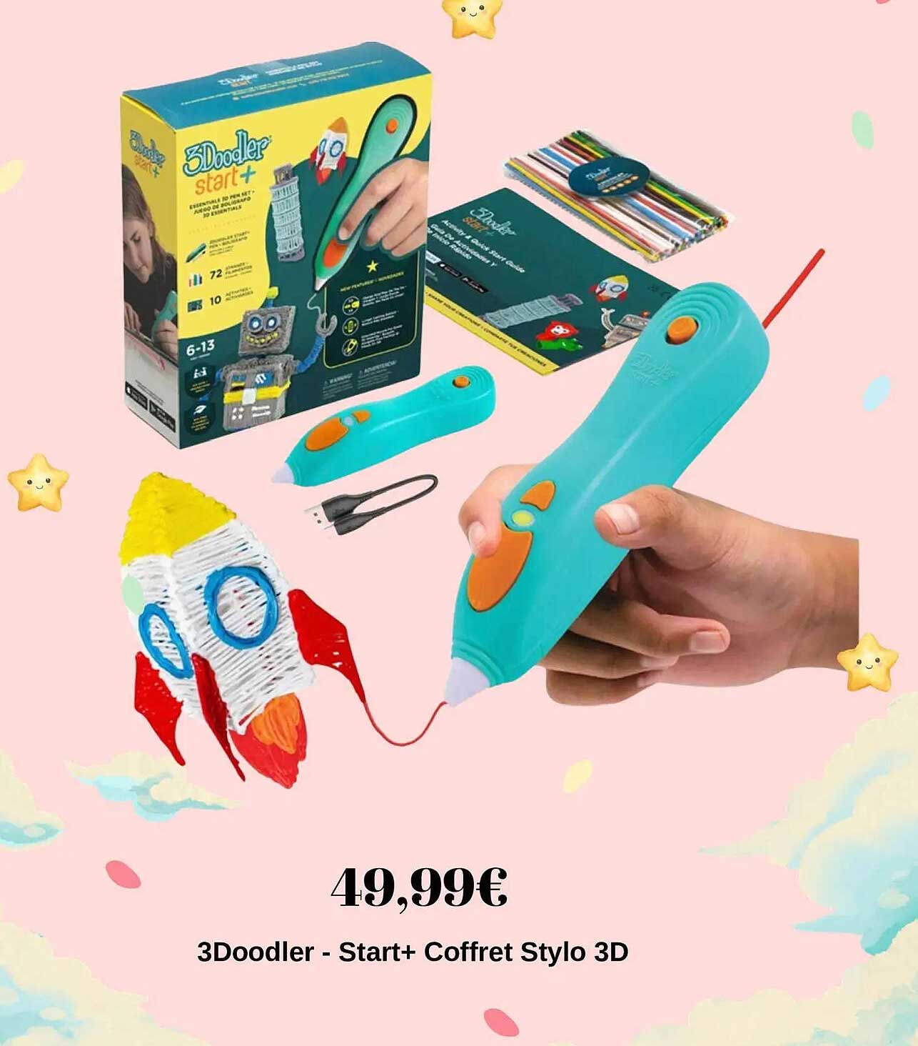 3Doodler - Start+ Coffret Stylo 3D