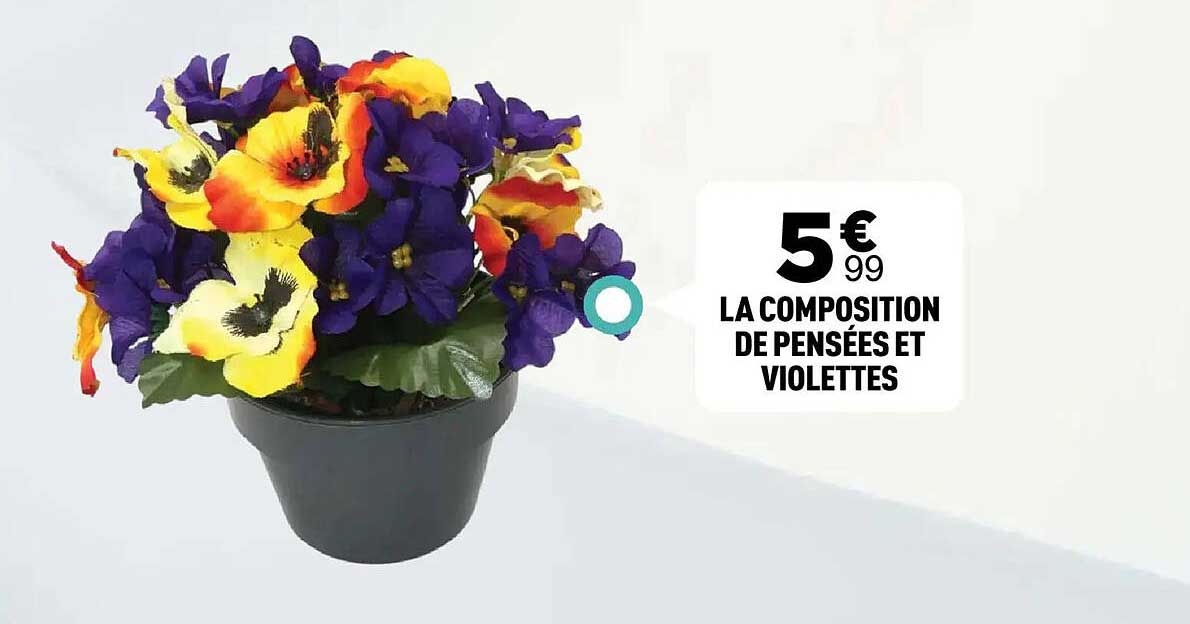 LA COMPOSITION DE PENSÉES ET VIOLETTES