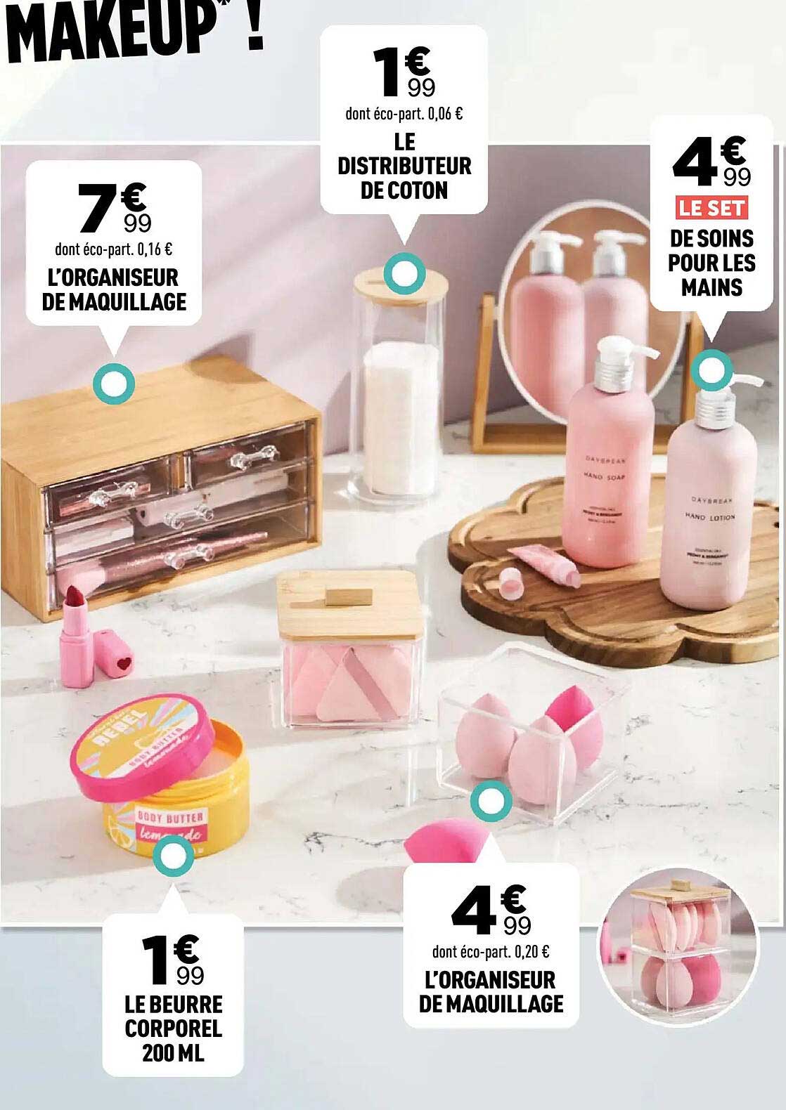L’ORGANISEUR DE MAQUILLAGE