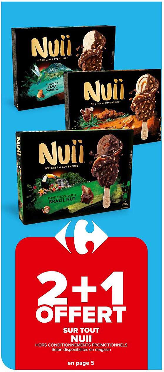 2+1 OFFERT SUR TOUT NUII