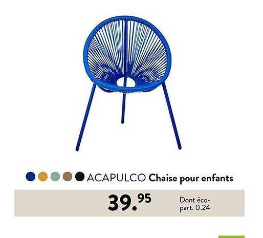 ACAPULCO Chaise pour enfants
