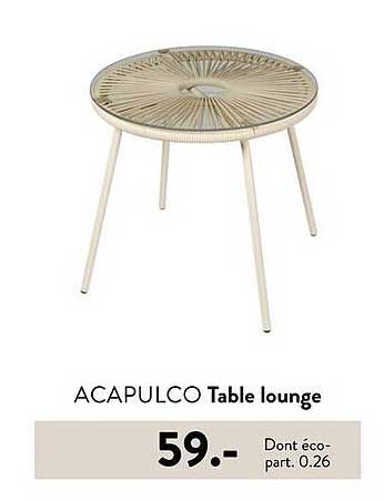 ACAPULCO Table lounge