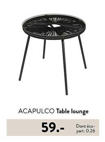 ACAPULCO Table lounge