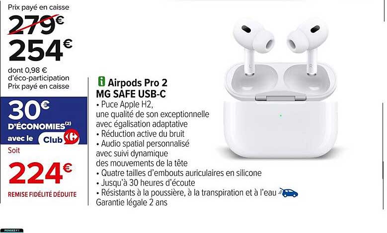 Airpods Pro 2 MG SAFE USB-C