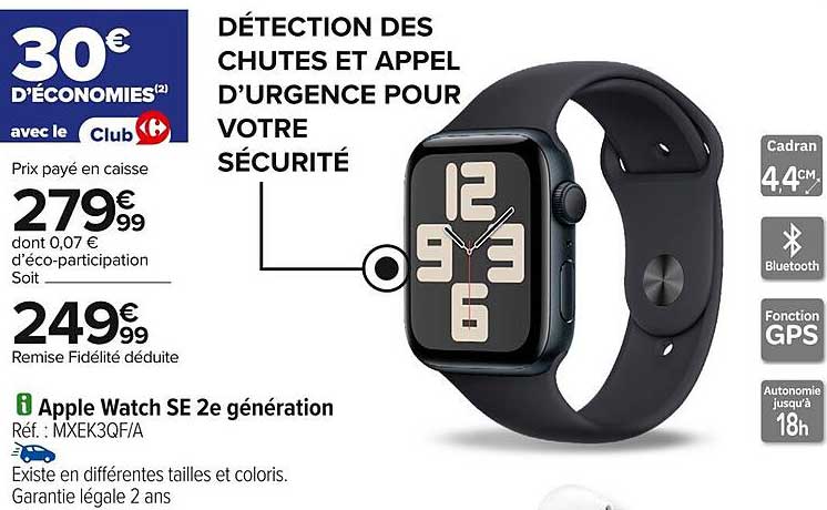Apple Watch SE 2e génération