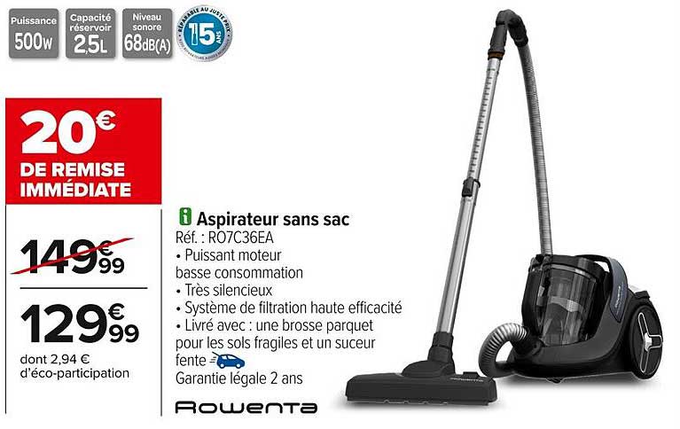 Aspirateur sans sac