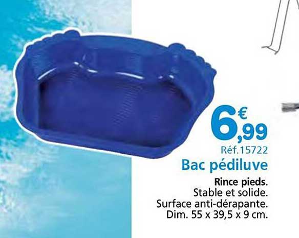 Bac pédiluve