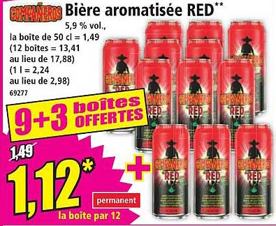 Bière aromatisée RED**