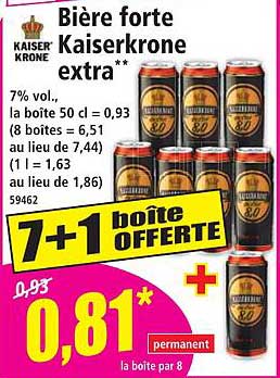 Bière forte Kaiserkrone extra**
