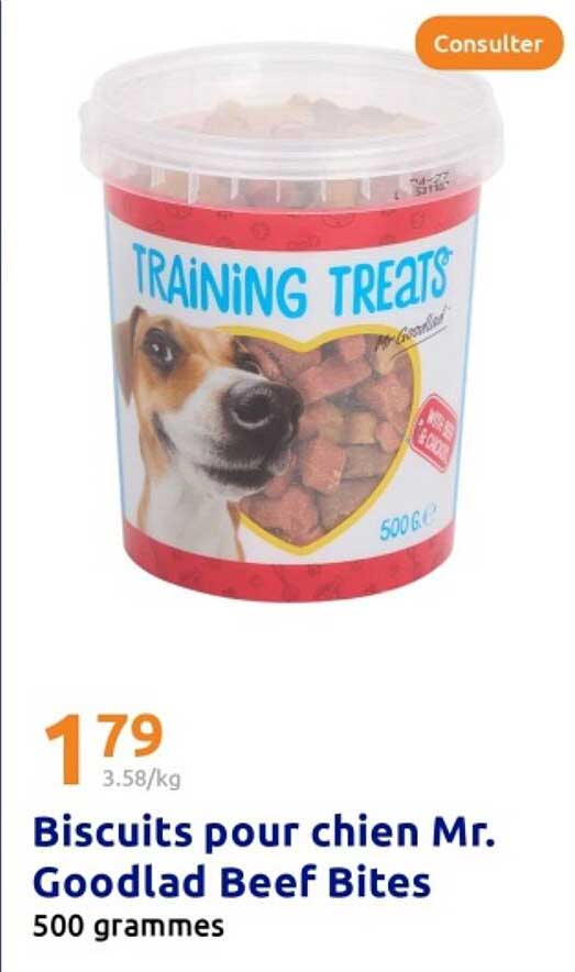 Biscuits pour chien Mr. Goodlad Beef Bites