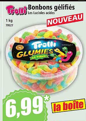 Bonbons gélifiés Trolli - Les Lucioles acides
