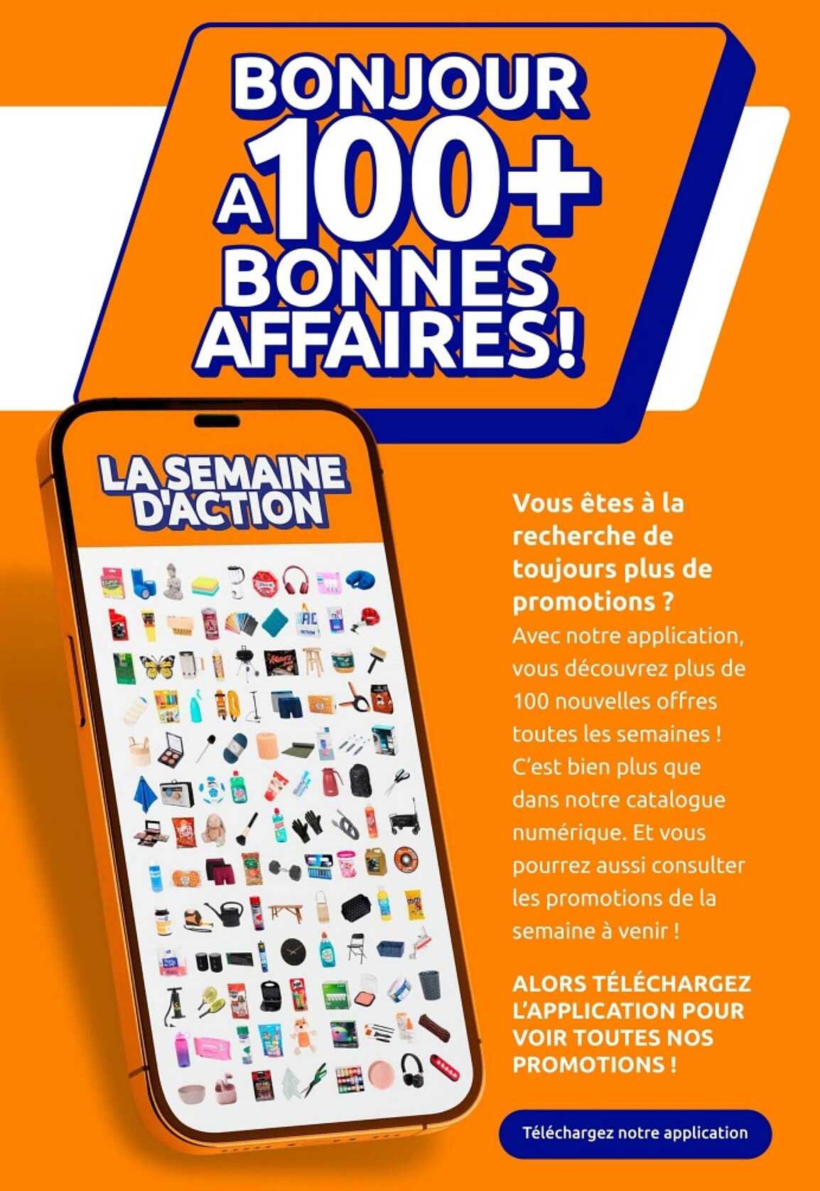 BONJOUR A 100+ BONNES AFFAIRES!