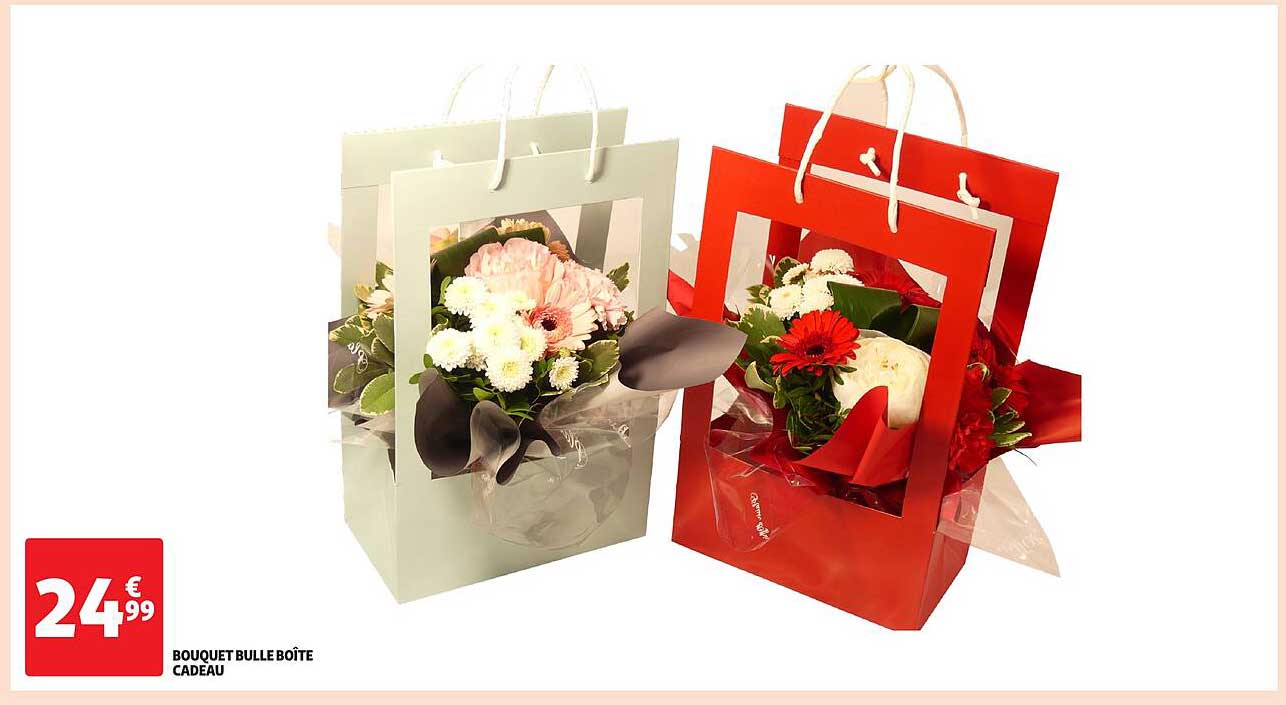 BOUQUET BULLE BOÎTE CADEAU