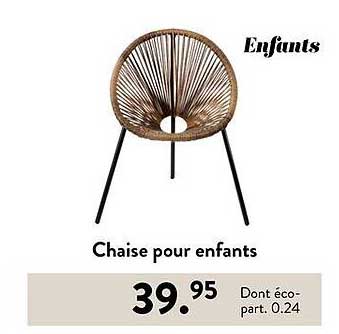 Chaise pour enfants