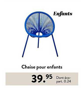 Chaise pour enfants