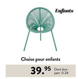 Chaise pour enfants