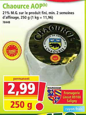 Chaource AOP