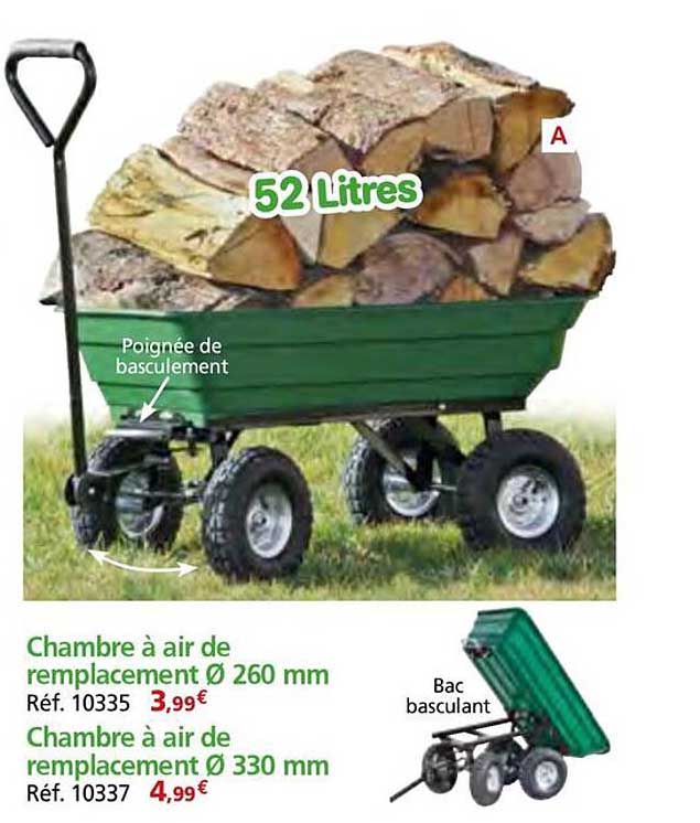 Chariot basculant 52 Litres