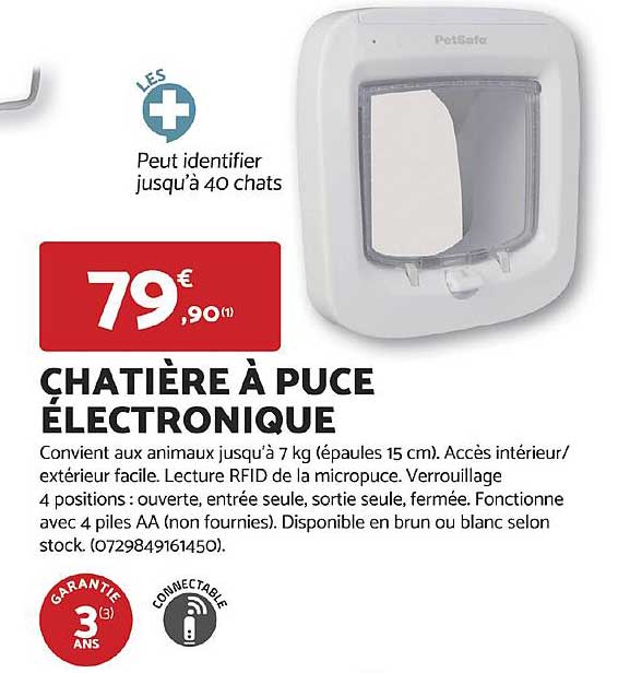 CHATIÈRE À PUCE ÉLECTRONIQUE