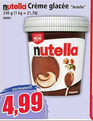 Crème glacée "Nutella"