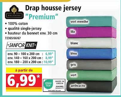 Drap housse jersey "Premium"