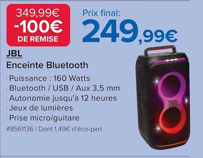 Enceinte Bluetooth JBL